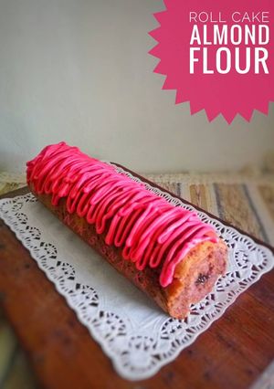 Foto resep Roll cake almond flour #ketopad