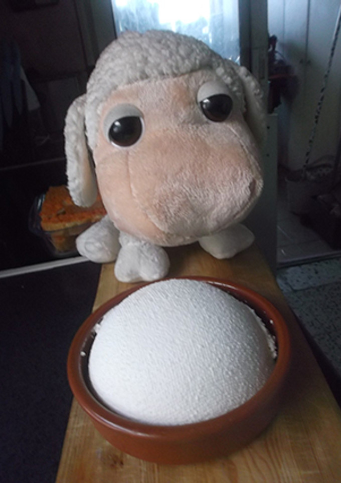 Una foto de Queso casero de vaca