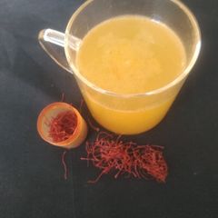 A picture of Saffron Tea.