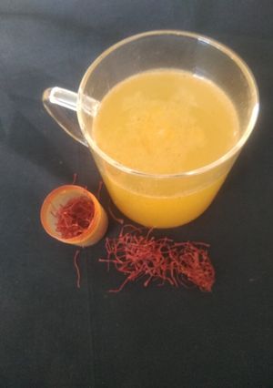A picture of Saffron Tea.