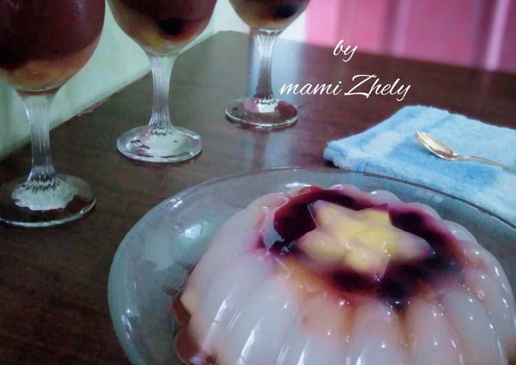 Resep Pudding Tutti Fruity Anti Gagal