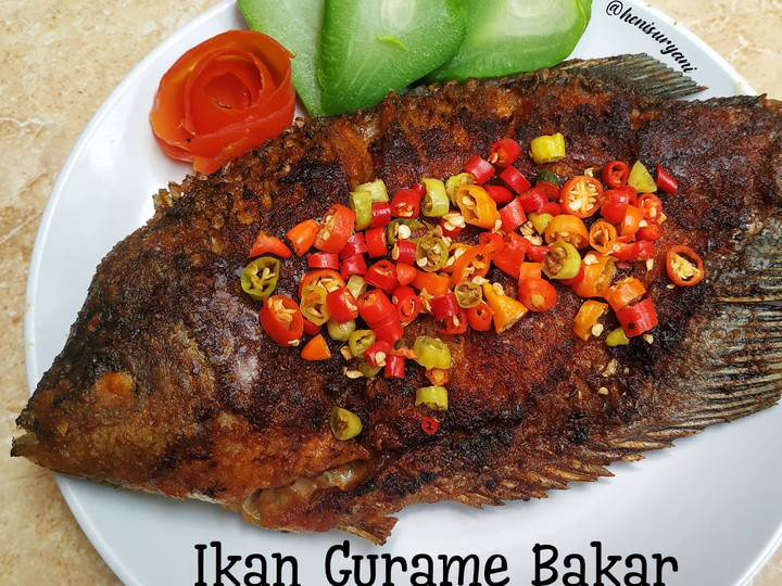 Resep 137. Ikan Gurame Bakar Bumbu Jimbaran yang Menggugah Selera