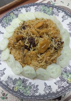 A picture of Butter Chicken Tikka Rice.