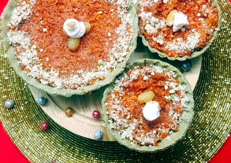 Step-by-Step Guide to Prepare Homemade Bajra Jowar Tarts with Gajar Halwa