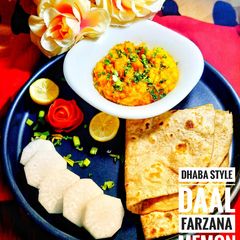 A picture of Dhaba style moong daal.