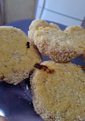 Una foto de Bocados de arroz y puré de zapallo🤤💕 SÚPER FÁCILES