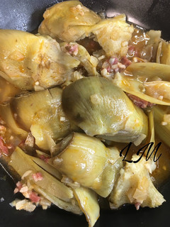 Una foto de Alcachofas en salsa (olla GM)