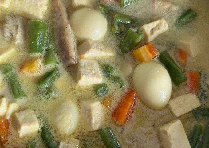 Resep Kari Sayur Buncis Wortel Tahu Telur Puyuh And Ayam Oleh Armas