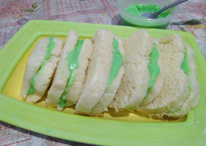 Resep: Roti Kukus Srikaya Pandan Enak Dan Mudah