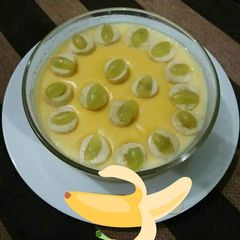 A picture of Banana custard.