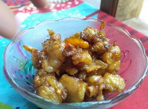 Foto resep Oseng gajih kambing 🙈