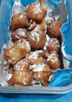 Una foto de Buñuelos de banana