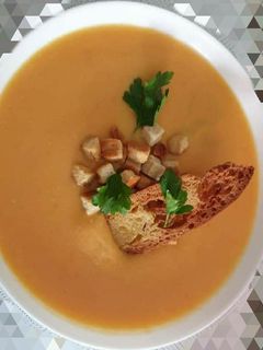 Фото Суп-пюре з гарбуза.