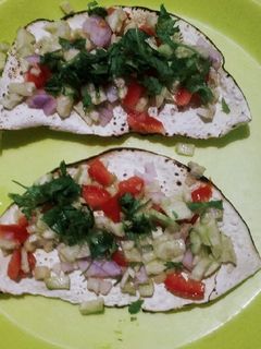 मसाला पापड़ (masala papad recipe in Hindi) रेसिपी मुख्य फोटो