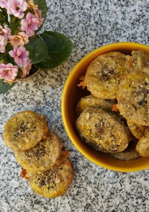 Una foto de Scones de queso y orégano