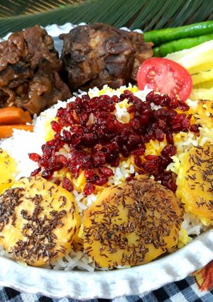 عکسی از دستور ته دیگ زیره