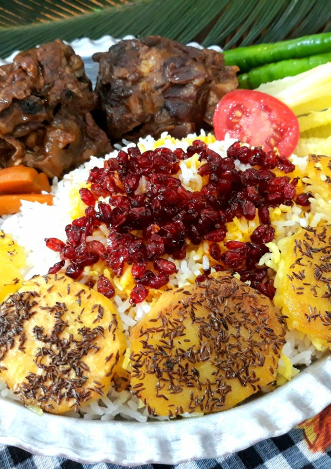 عکسی از دستور ته دیگ زیره