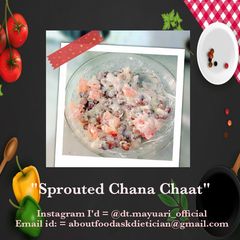 A picture of Sprouted Chana Chaat.