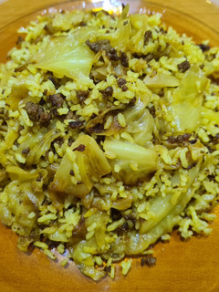 عکسی از دستور پلو کلم