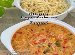 Gambar Fettuccine Butter Tomyam Carbonara Seafood