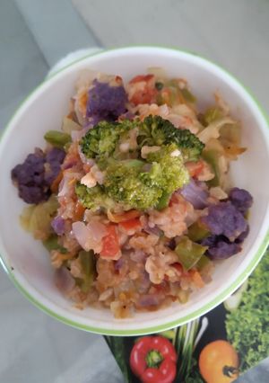 A picture of Masala oats.
