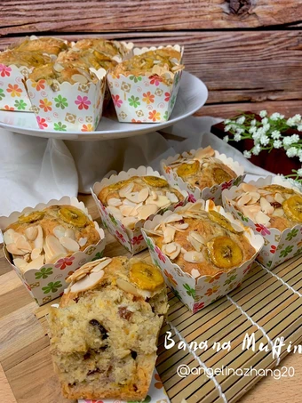 Cara Mudah Membuat Resep  Banana muffin yang Bikin Ngiler, Bikin Ketagihan