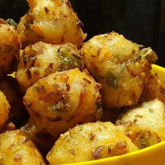A picture of VEG FRITTERS | Fritters with Idly Batter | Andhra style Punugulu.