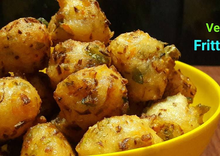 VEG FRITTERS | Fritters with Idly Batter | Andhra style Punugulu
