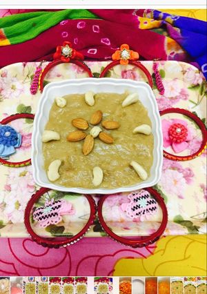 A picture of Sama flour halwa.