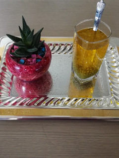 عکسی از دستور شربت کاسنی و تخم شربتی