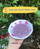 Soup yến mạch khoai lang