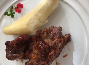 Una foto de Costillas a la BBQ