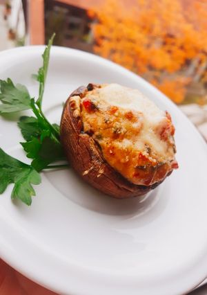 Töltött gomba recept fotója