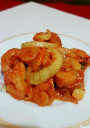 Foto resep Udang saus padang