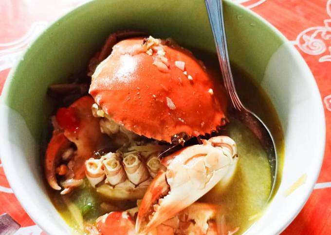 Kepiting Kuah Jahe ala Chinese Restaurant