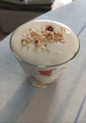 Une photo de Trifle mangue pamplemousse