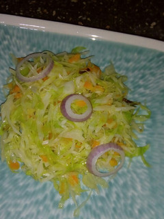 A picture of Steamed cabbage.