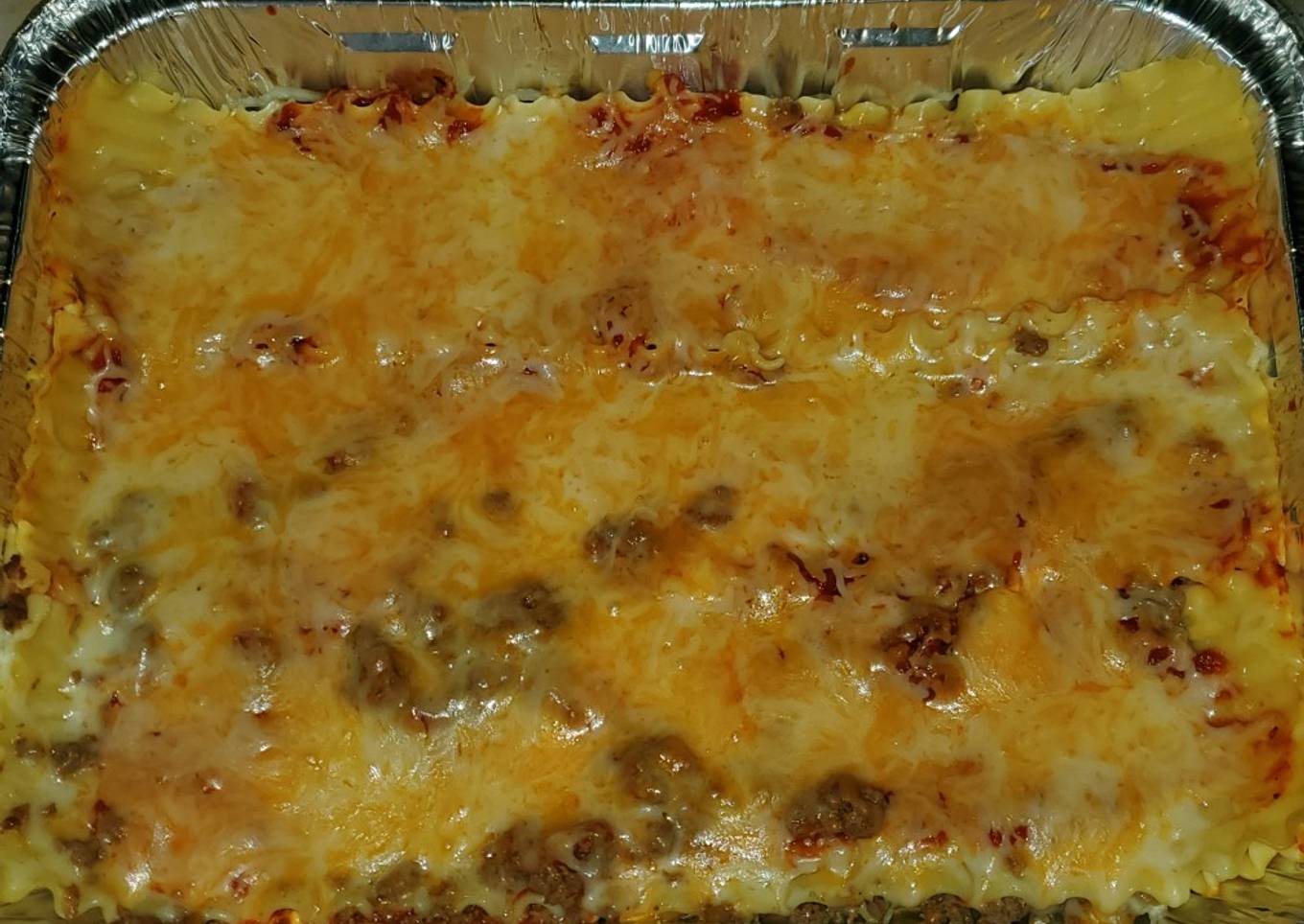 Lasaña de carne molida