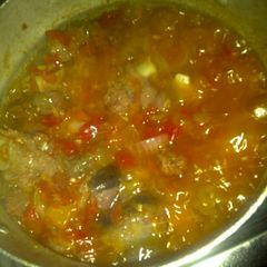 A picture of Goat Meat Sauce.