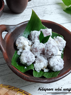Foto resep Klepon ubi ungu