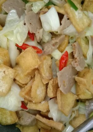 Foto resep Tumis tahu kol baso