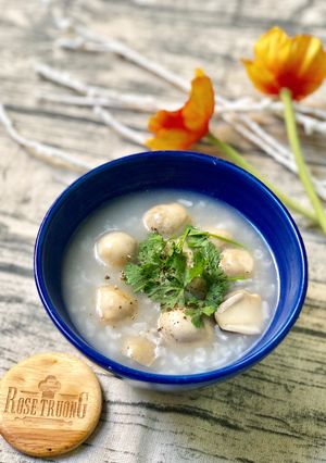 Hình của món Cháo Nấm Rơm.