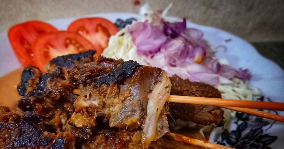 Sate Kambing Bumbu Pecel