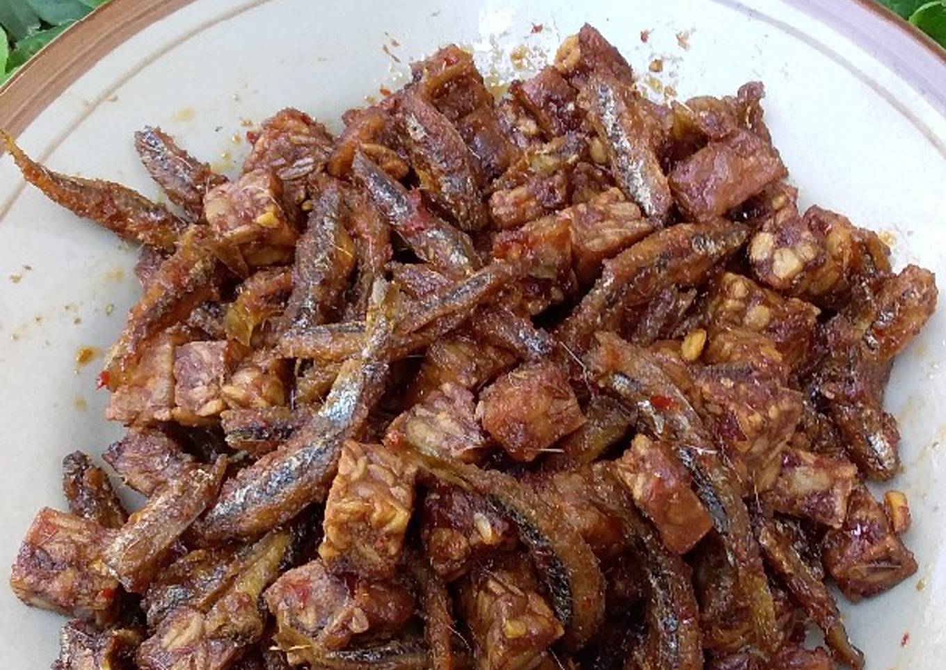 Teri Tempe bumbu Rendang ala Inhapunyadapur
