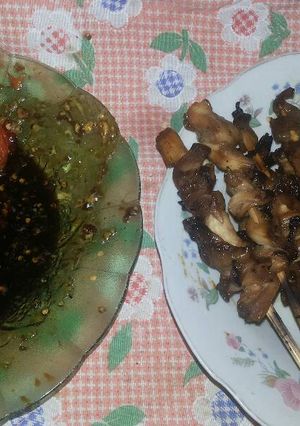 Foto resep Sate Jamur
