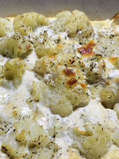 Una foto de Coliflor gratinado