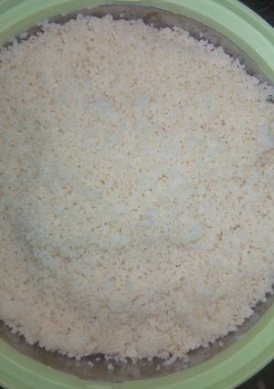 A picture of Soaked Couscous.