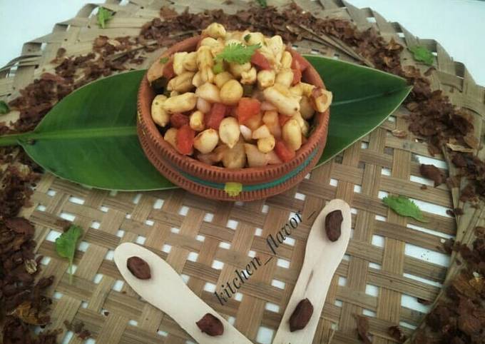 Roasted peanut chaat