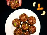 खजूर और ड्राई फ्रूट्स लड्डू (Khajoor aur dry fruits ladoo recipe in hindi)