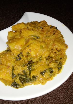 A picture of Yam porrage.